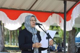Momen Peringatan Hari Pahlawan: Sekda Wajo Bacakan Sambutan Menteri Sosial RI