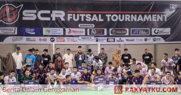 Tutup Turnamen SCR  Futsal, Paslon Pammase: Turnamen Sebagai Ajang Silaturahmi Kemenangan