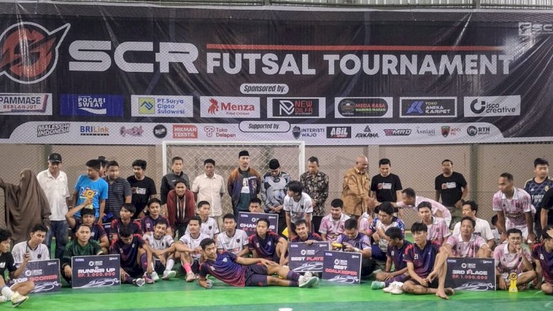 Tutup Turnamen SCR  Futsal, Paslon Pammase: Turnamen Sebagai Ajang Silaturahmi Kemenangan