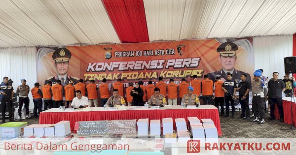 Dukung Program Pemberantasan Korupsi Presiden Prabowo, Polda Sulsel Beberkan Kebersihan Bongkar Kasus Besar