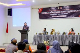 Penjabat Bupati Hadiri Workshop Pencegahan dan Mitigasi Bencana BPBD Wajo