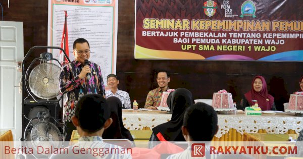 Pejabat Bupati Andi Bataralifu Narasumber Seminar Kepemimpinan Pemuda Wajo