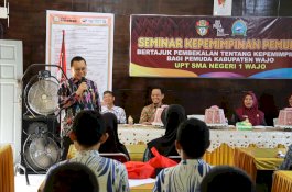 Pejabat Bupati Andi Bataralifu Narasumber Seminar Kepemimpinan Pemuda Wajo