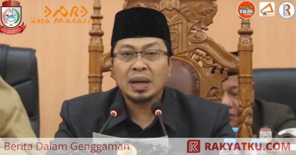 Anwar Faruq Pimpin Rapat Paripurna Tentang Pemandangan Umum Fraksi DPRD Makassar