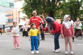 Raut Bahagia Anak PAUD Bisa Minggu Ceria Bareng Penjabat Gubernur dan Ketua PKK Sulsel