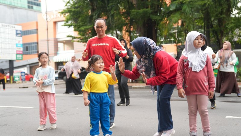 Raut Bahagia Anak PAUD Bisa Minggu Ceria Bareng Penjabat Gubernur dan Ketua PKK Sulsel