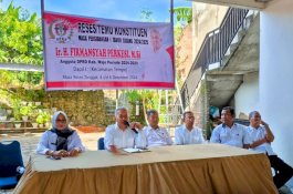 Ketua DPRD Wajo Gelar Reses, Infrastruktur Jadi Sorotan