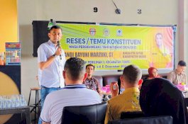 Ketua Komisi lll DPRD Wajo Andi Bayuni Reses di Kecamatan Tempe