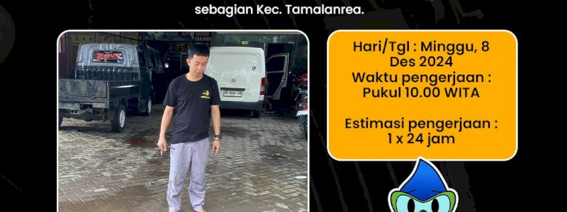 Kebocoran Pipa di Jalan Perintis Kemerdekaan, PDAM Makassar Siapkan Perbaikan Besok