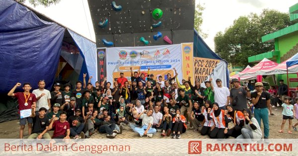 Sukses Gelar Lomba Panjat Tebing, Mapala PNUP Siap Adakan Kejuaraan Lebih Besar Tahun Depan