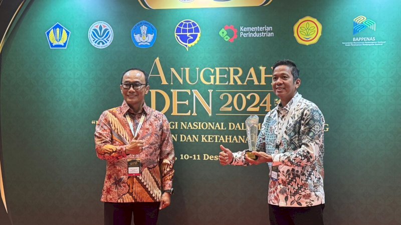 Penjabat Gubernur Prof Zudan Terima Penghargaan DEN 2024