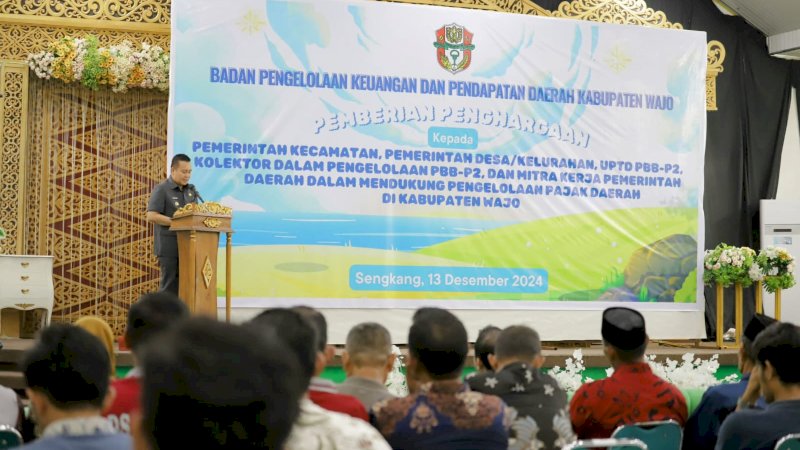 Apresiasi Wajib Pajak, Pemkab Wajo Dorang Optimalisasi PAD