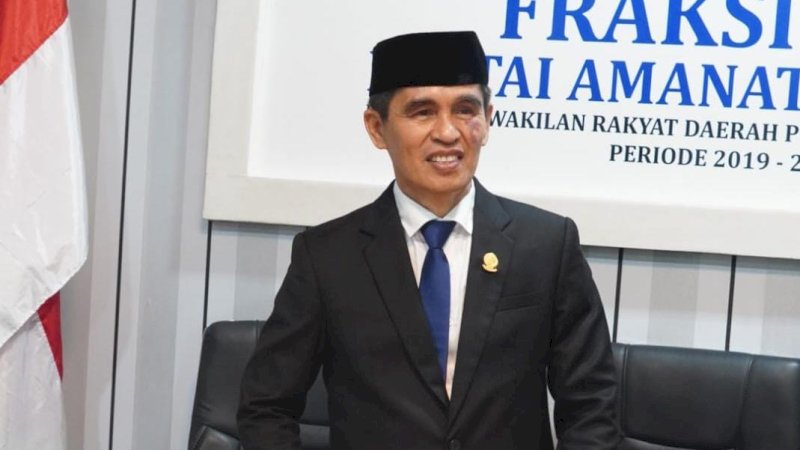 Anggota DPRD Sulsel dari PAN, Hamzah Hamid.