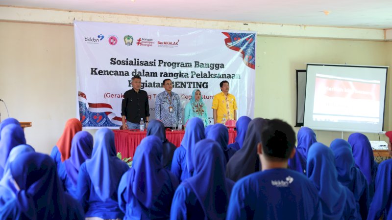 BKKBN Sulsel Sosialisasi Bangga Kencana dan GENTING di Gowa