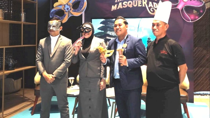 The secret of Masquerade jadi tema malam pergantian tahun di Mercure Nexa Pettarani