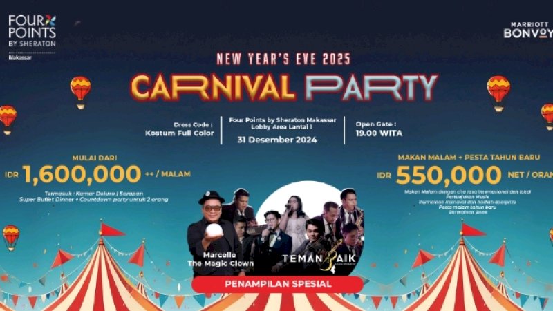 Carnival party Fourpoints by Sheraton 