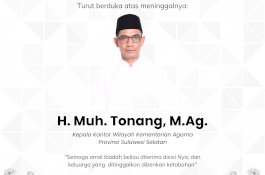 Kakanwil Kemenag Sulsel, Muh. Tonang Meninggal Dunia