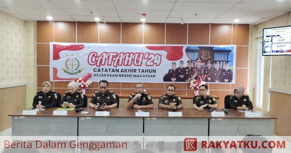 Kejari Makassar Beberkan Keberhasilan Dalam Catatan Akhir Tahun 2024