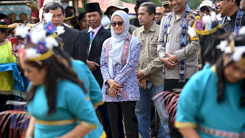  Bupati Luwu Utara, Indah Putri Indriani mengapresiasi Pentahbisan Gereja Toraja Jemaat Sion Eno Klasis Seko Padang