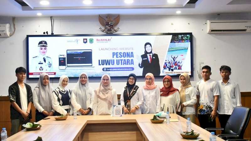 Bupati Lutra Resmi Launcing Website dengan Tampilan Baru 