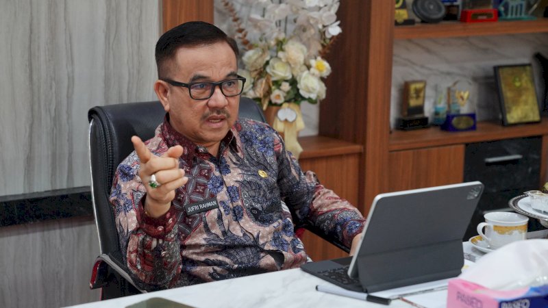 Sekretaris Daerah Provinsi Sulsel, Jufri Rahman