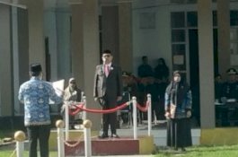 Plh Sekda Lutra Bertindak Selaku Ispektur Upacara di Hari Kesaktian Pancasila