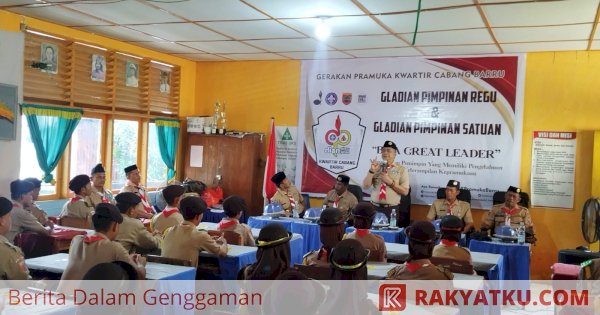 Kwarcab Barru Gelar Gladian Pemimpin Pramuka, Bekali Keterampilan dan Karakter