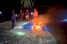 Gerebek Lokasi Sabung Ayam, Satreskrim Polres Wajo Hanya Temukan Tenda Bekas