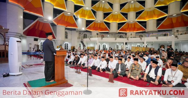 Penjabat Gubernur Sulsel Prof Zudan Ajak Masyarakat Perkuat Ukhuwah dan Tingkatkan Rasa Syukur