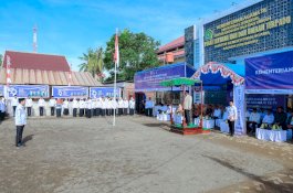 Bupati Barru Pimpin Upacara HAB ke-79 Kemenag, Tekankan Kerukunan Umat Menuju Indonesia Emas