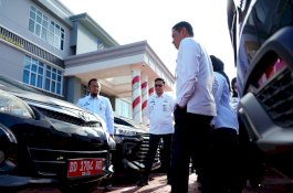 Kanwil Kemenkumham Sulsel Gelar Apel Kendaraan Dinas