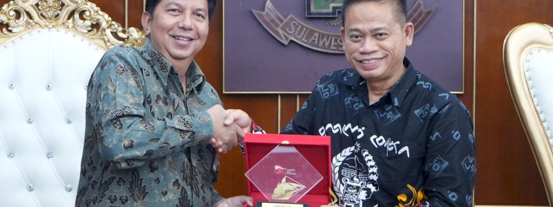 Membangun Sinergitas, OJK Kunjungi Pj Gubernur Sulsel Prof Fadjry Djufry 
