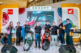 Siap Mengaspal di Kota Kendari, Peluncuran New Honda Scoopy Dipadati  Pengunjung