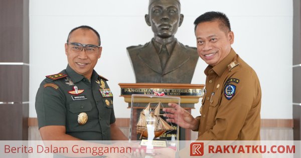 Prof Fadjry Djufry Temui Pangdam XIV Mayjen TNI Windiyatno di Markasnya