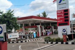 SPBU Amessangeng Wajo Ditutup Sementara Pasca Terjadi Kebakaran Mobil