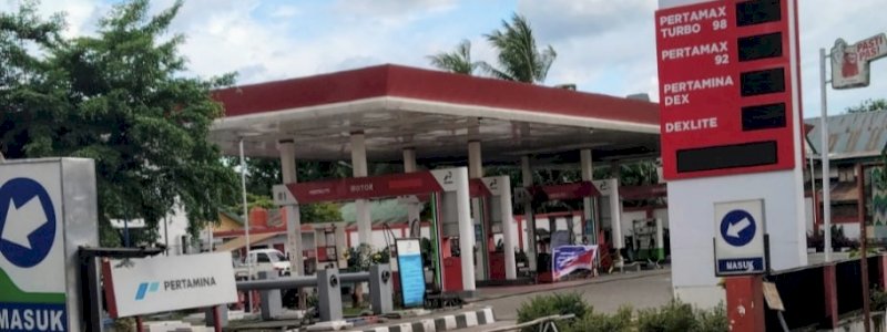 SPBU Amessangeng Wajo Ditutup Sementara Pasca Terjadi Kebakaran Mobil 
