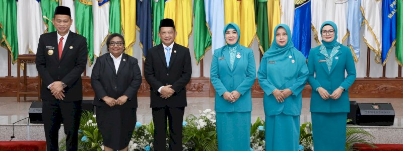 Andi Indriaty Syaiful Resmi Dilantik Jadi Penjabat Ketua Tim Penggerak PKK dan Pembina Posyandu Sulsel