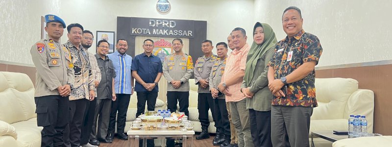 Kapolrestabes Berkunjung ke DPRD Makassar
