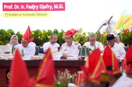 Prof Fadjry Djufry Bahas Kontribusi Sulsel Wujudkan Swasembada Pangan Bersama Empat Menteri dan Kepala Daerah