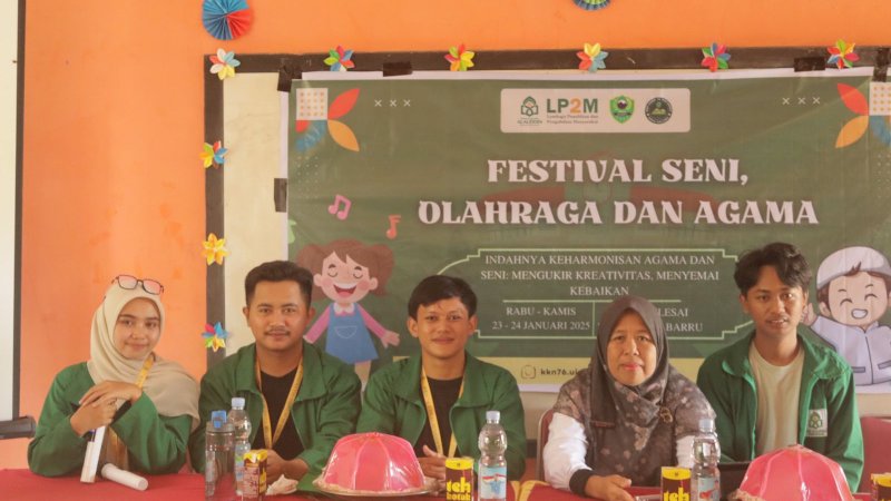 Dalam Rangka  Seleksi persiapan FLS2N Mahasiswa KKN 76 UINAM Mengelar Festival Seni di UPDT SDN 29 Barru