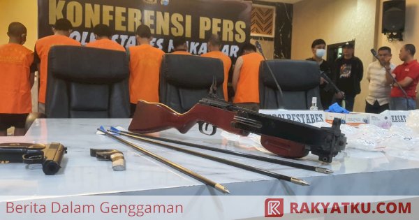 Polisi Tangkap 15 Pelaku Kejahatan Narkoba Jaringan Internasional di Makassar