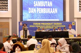Penjabat Sekda Makassar Buka Forum Perangkat Daerah Dinas PU, Tekankan Infrastruktur Berkelanjutan