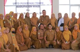Peresmian Gedung Baru UPT Puskesmas Tempe Dilakukan Langsung Penjabat Bupati Wajo