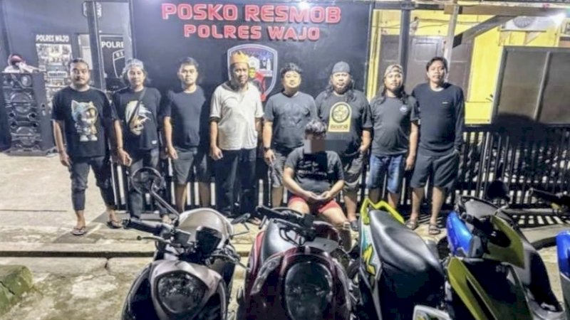 Kaki Pelaku Curanmor Lintas Kabupaten Ditembak Resmob Polres Wajo