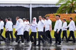 Husniah Talenrang dan Darmawangsyah Muin Ikuti Gladi Bersih Pelantikan