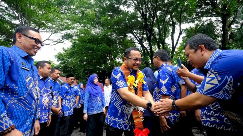 Sehari Setelah Dilantik, Wabup Silaturahmi dengan ASN Pemkab Gowa