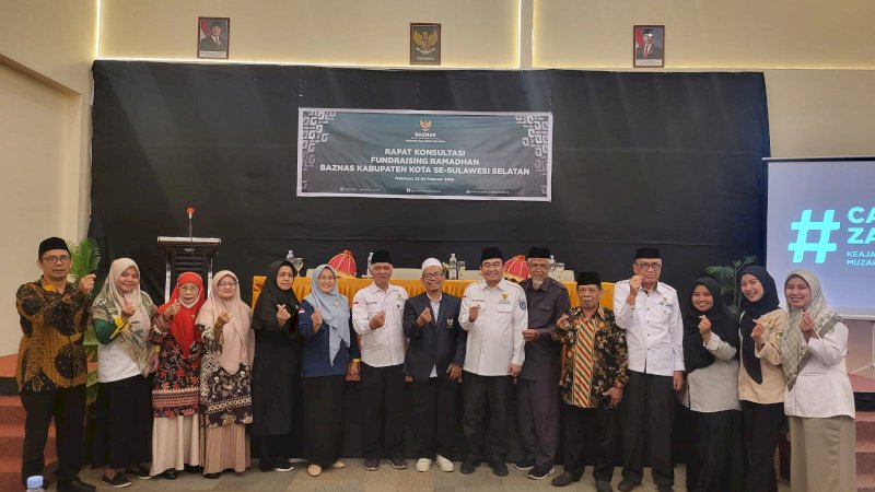 BAZNAS Se-Sulawesi Selatan Berkomitmen Optimalkan Pendistribusian Dana ZIS Selama Ramadhan 1446 H