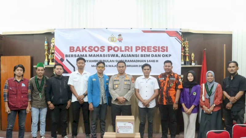 Jelang Ramadan, Polres Wajo Gelar Baksos Polri Presisi