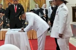 Hadiri Sertijab Bupati Wajo, Dewan Harap Kepemimpinan yang Baru Bawa Kemajuan