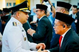 Dirut Perumda Air Minum Makassar Hadiri Sertijab Wali Kota Makassar